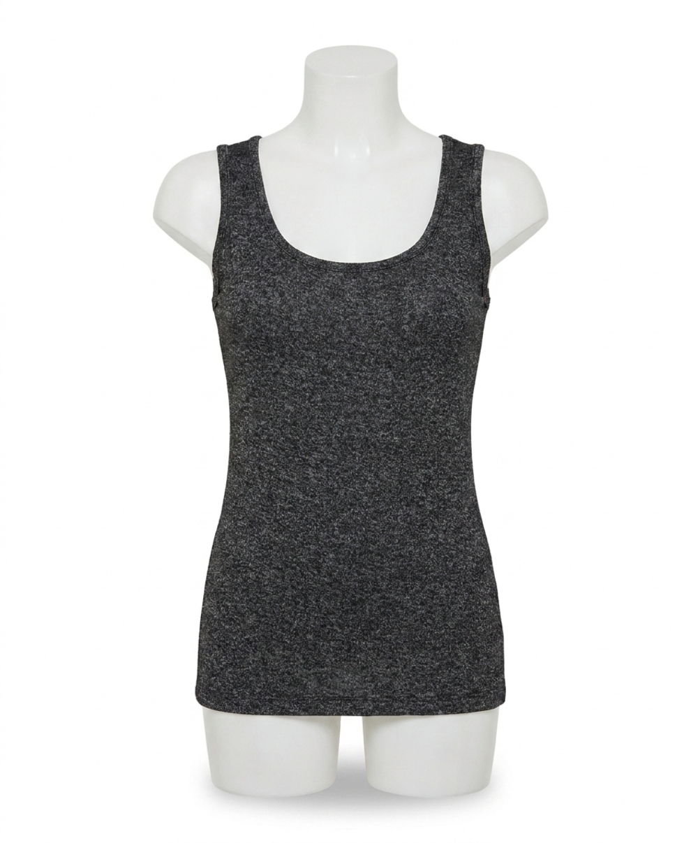 NEW FRENCH KYSS bra friendly tank in steel
